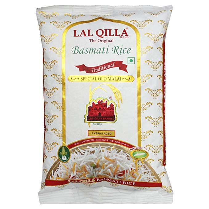 LAL QUILA BASMATI RICE ORIGINAL 10LB - Flour & Grains