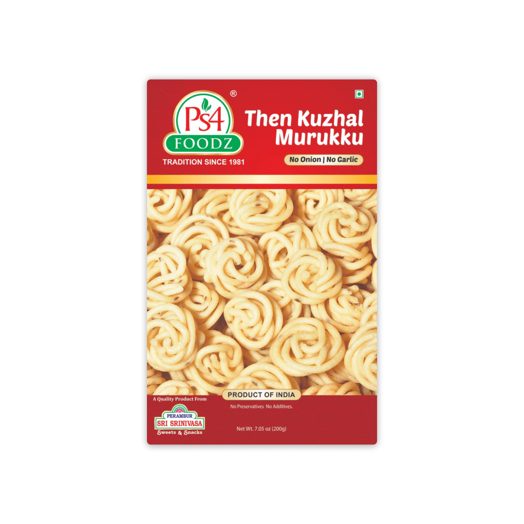 PS4 THEN KUZHAL MURUKU 200GM - Snacks
