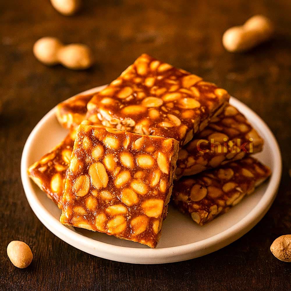 Unjha Peanut Chikki 500g - Snacks