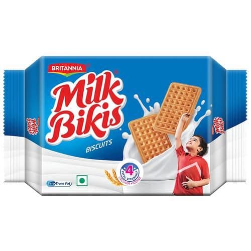 Britannia Milk Bikis Minis Wafflez 200g - Snacks