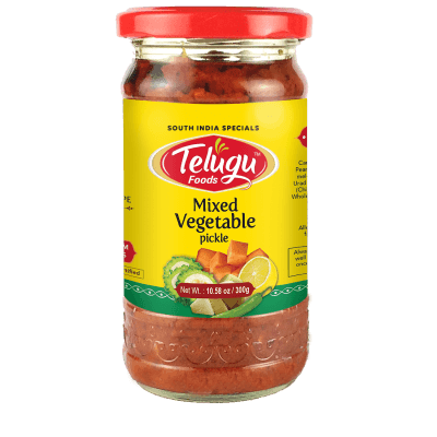 Telugu Mix Vegetable Pickle 300g - Condiments