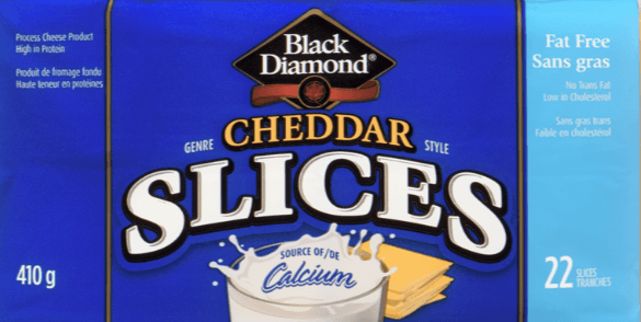BLACK DIAMOND Cheddar Slice - Dairy