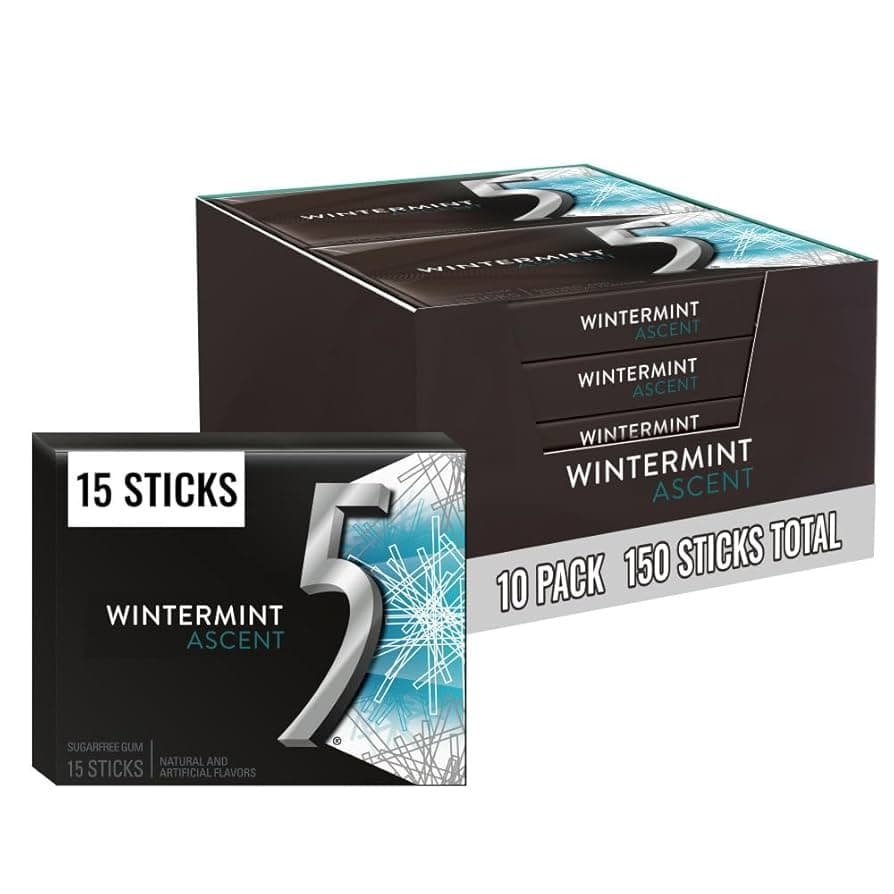 5 GUM STICKS WINTERMINT - Health & Care