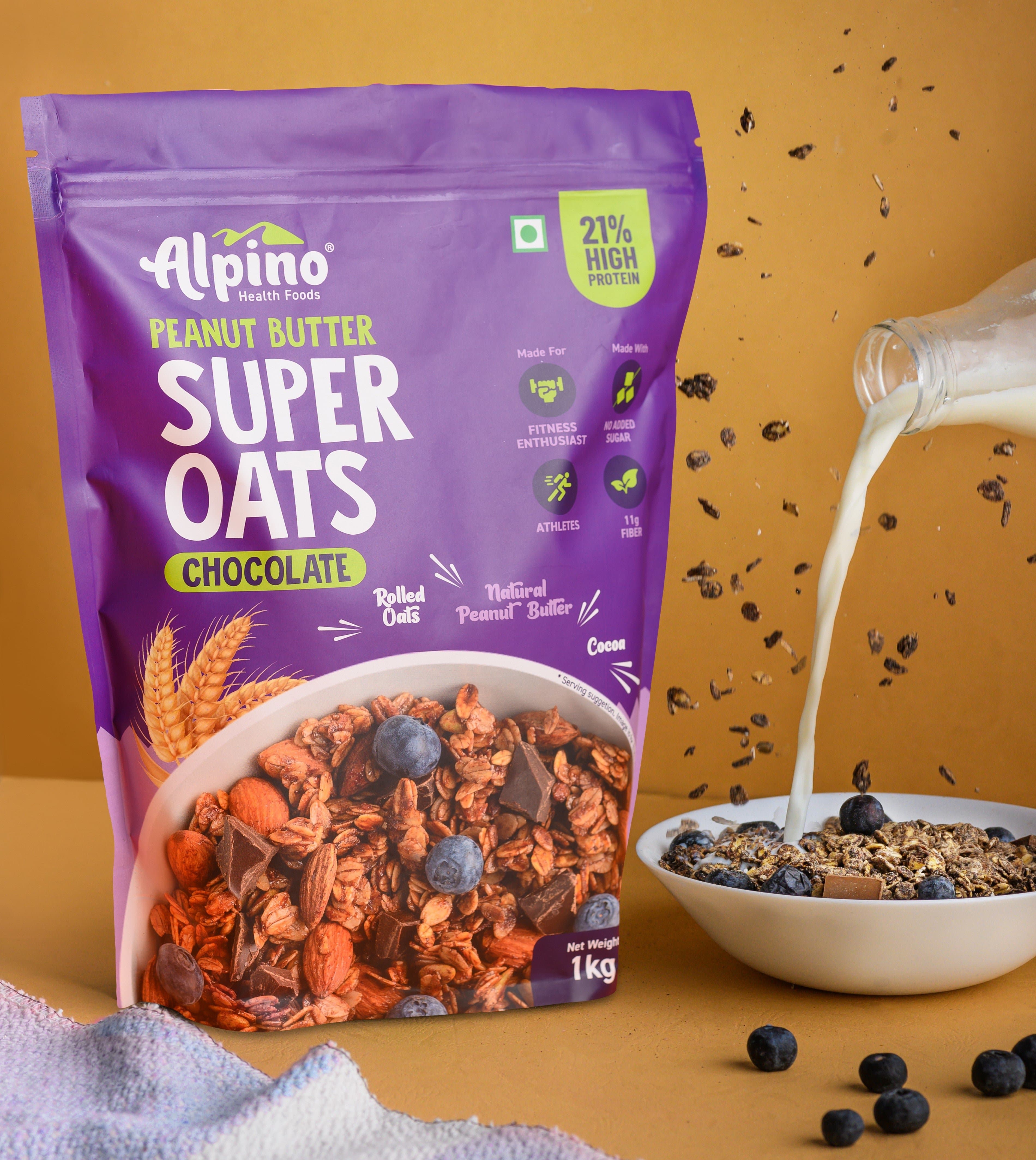 ALPINO Choco Super Oats 400g - Snacks