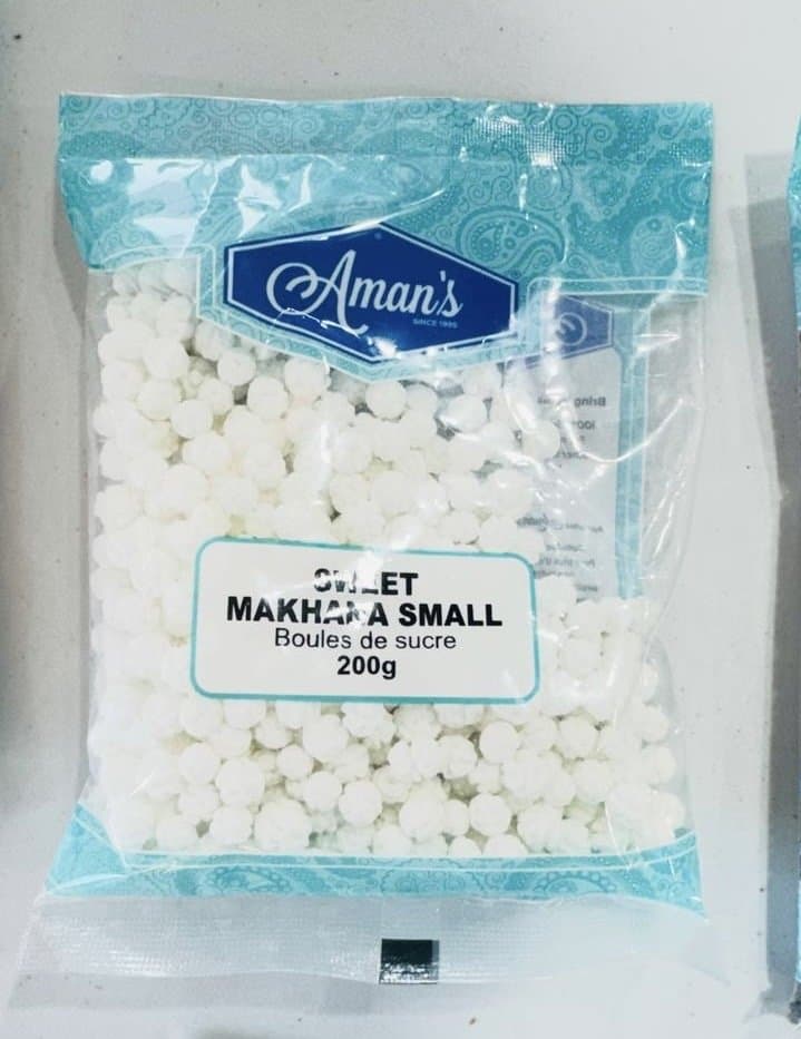AMAN'S Sweet Makhana Small 200g - Snacks