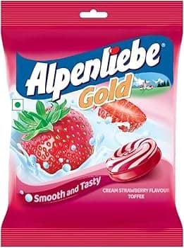 Alpenliebe Gold Strawberry Candy - Snacks