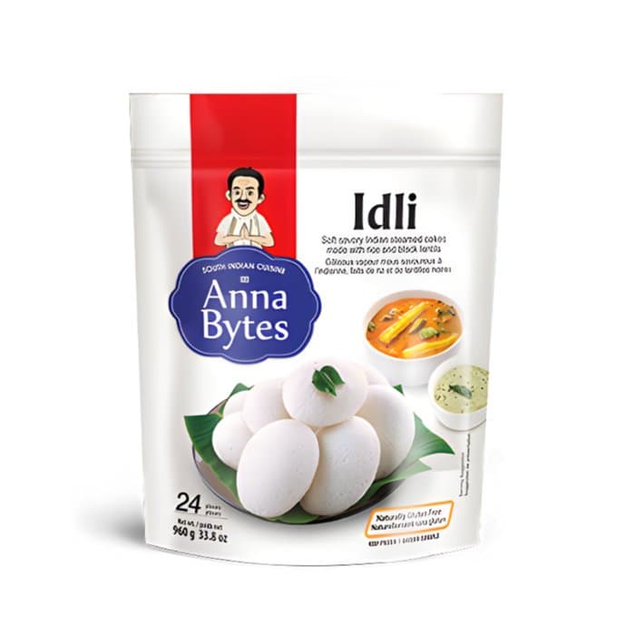 Anna Bytes Idli 960g 24pcs - Frozen