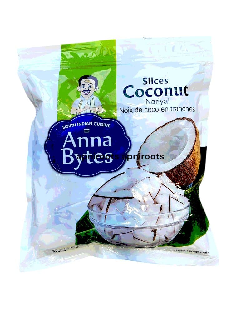 Anna Bytes Sliced Coconut 400g - Frozen