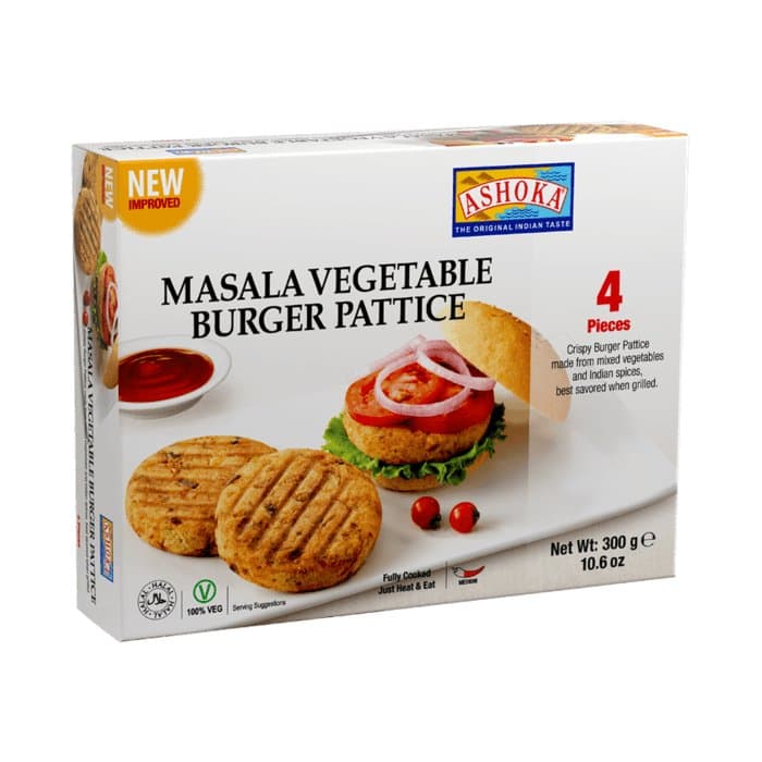 Ashoka Masala Vegetable Pattice 300g - Frozen