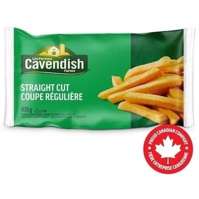 CLAVENDISH STRAIGHT CUT 800G - Frozen Foods