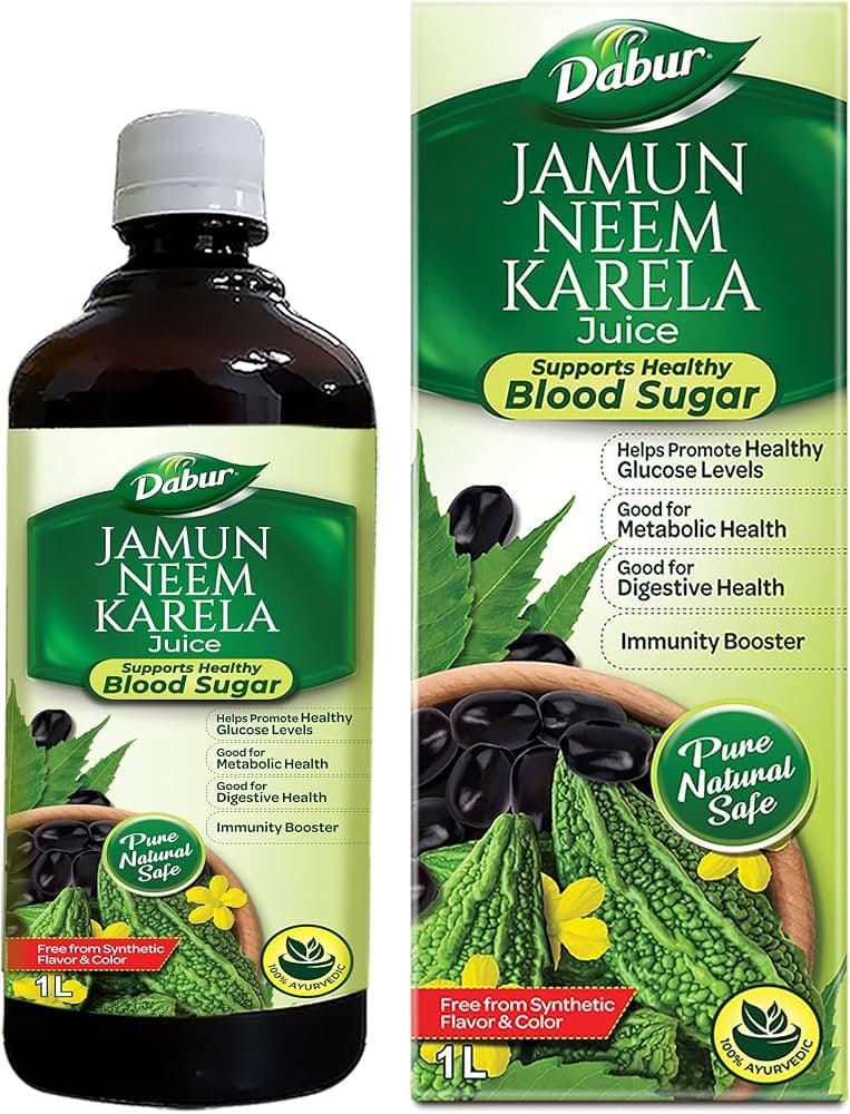 Dabur Jamun Neem Karela Juice 1L - Beverages