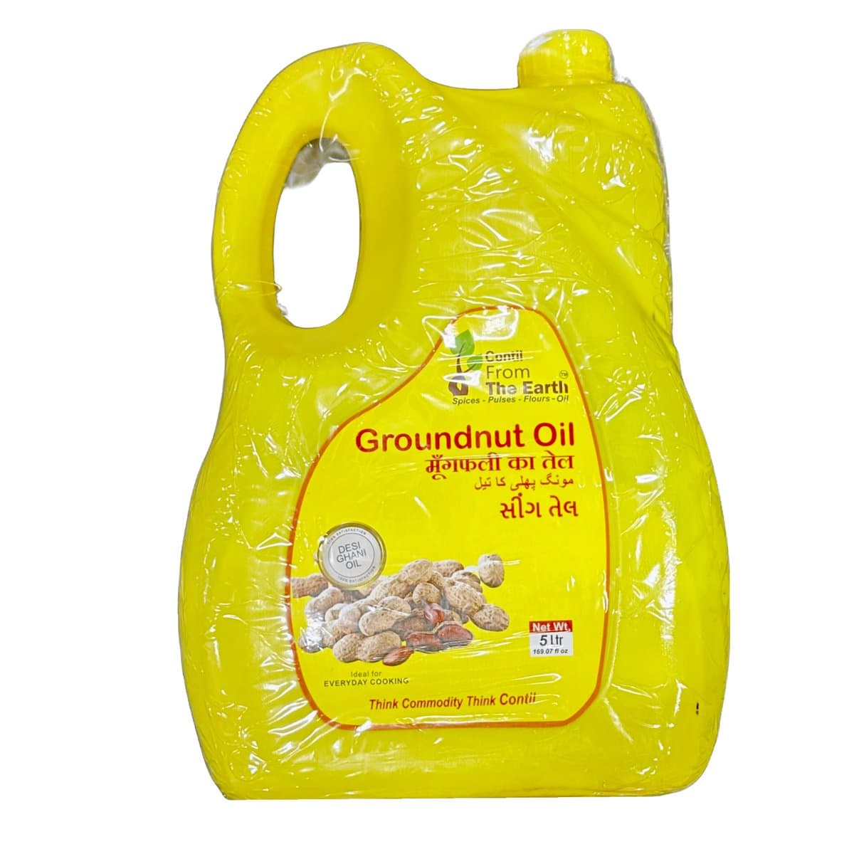 From The Earth Groundnut Oil 5L - Cooking Essentials