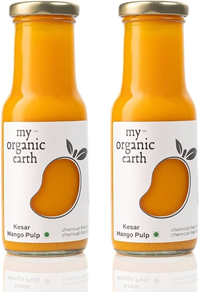 From The Earth Kesar Mango Pulp 850g x 6 - Cooking Essentials