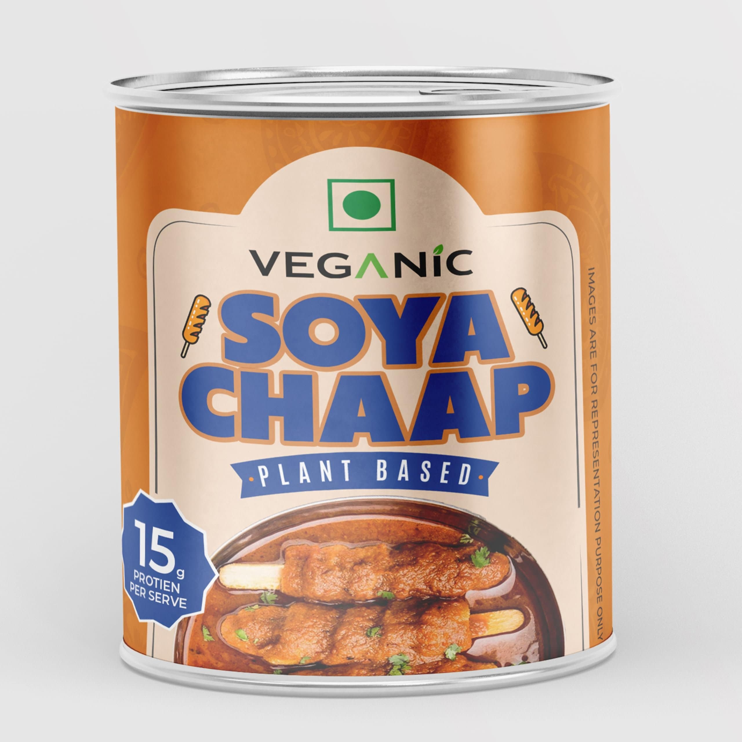 From The Earth Multigrain Soya Chaap 850g - Frozen