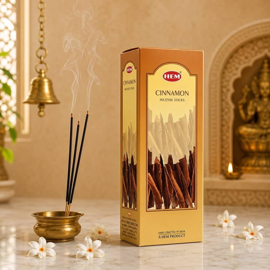 HEM Cinnamon Incense Cones - KitchenReligious