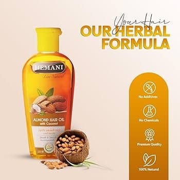 Hemani Henna Hair Oil 200ml - Health & Care