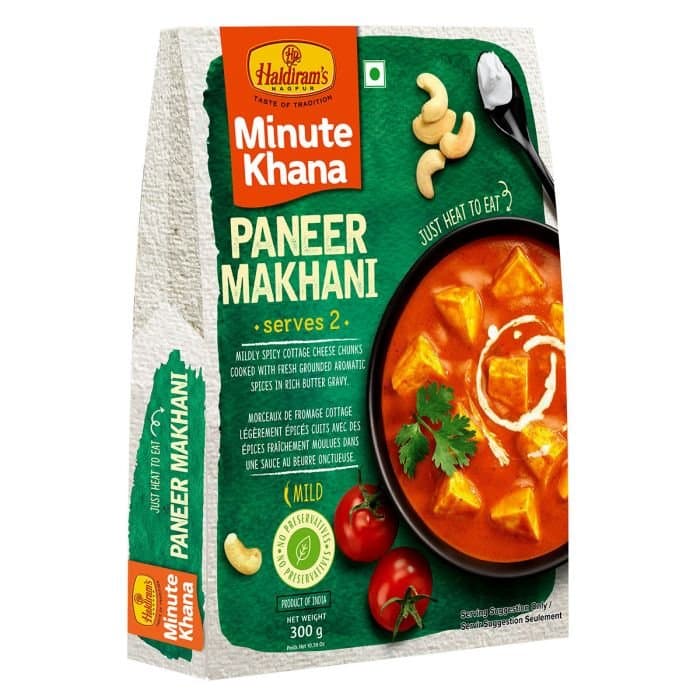 Haldiram's Paneer Makhani 300g - Frozen