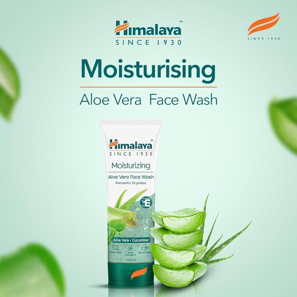 Himalaya Aloe Vera Face Wash - Health & Care