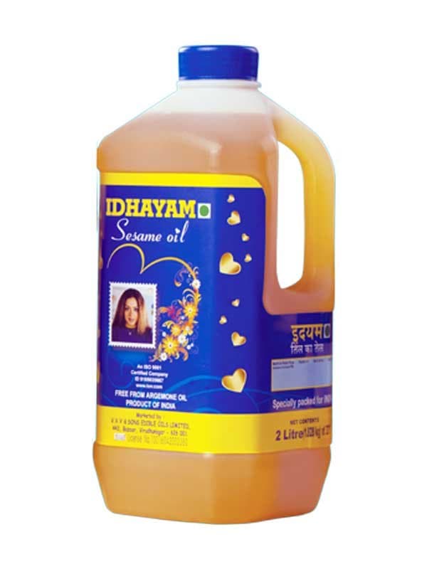 Idhayam Sesame Oil 2L - Cooking Essentials