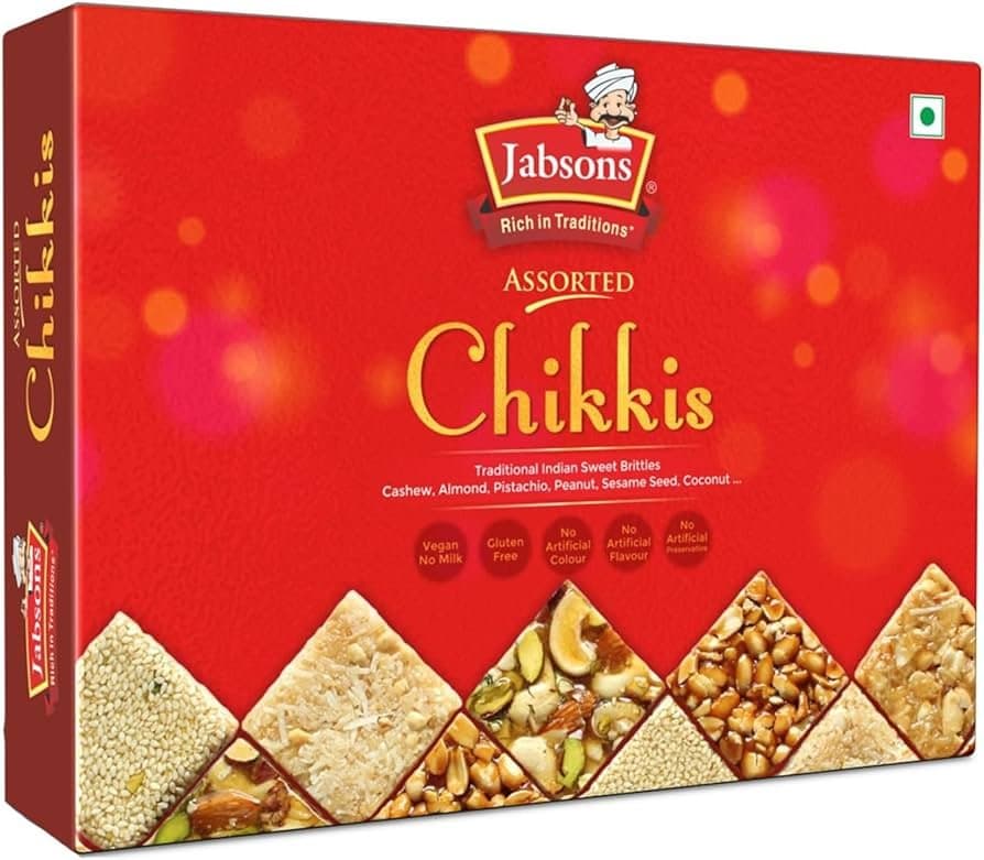 Jabsons Chikki Assorted 400g - Snacks