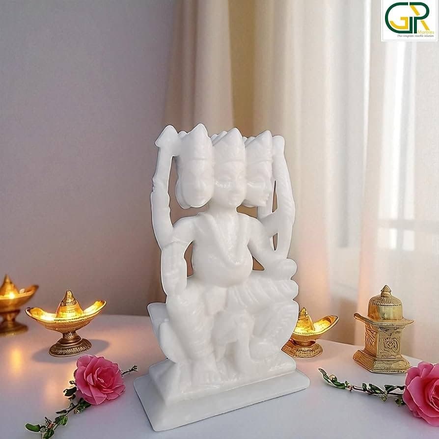 Karthikeya 4" White Idol - KitchenReligious