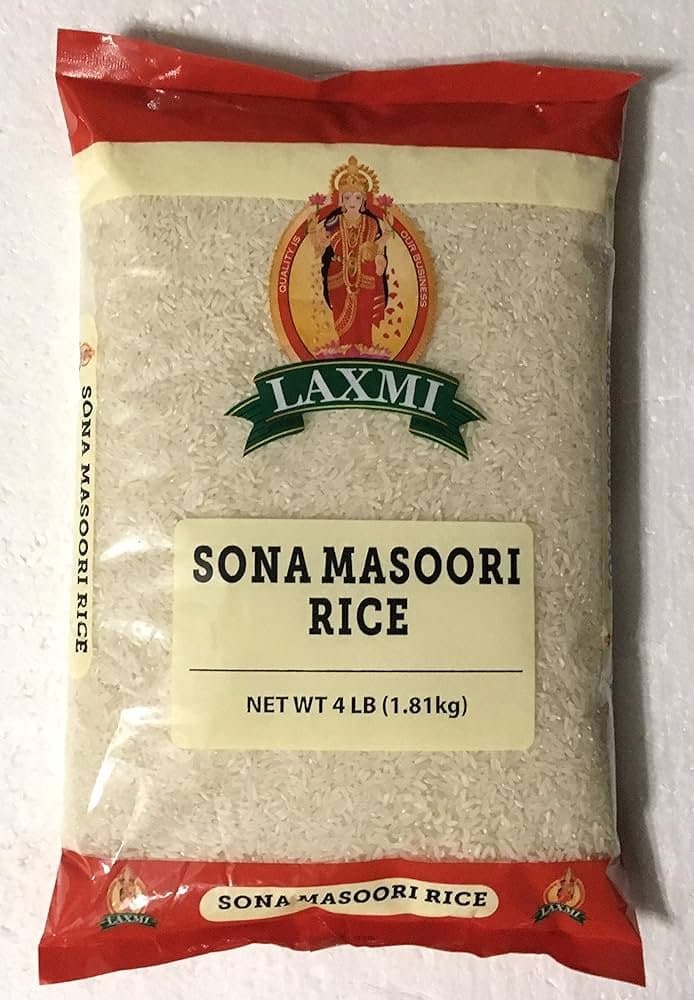 LAXMI Sona Masoori Rice 4lb - Flour & Grains