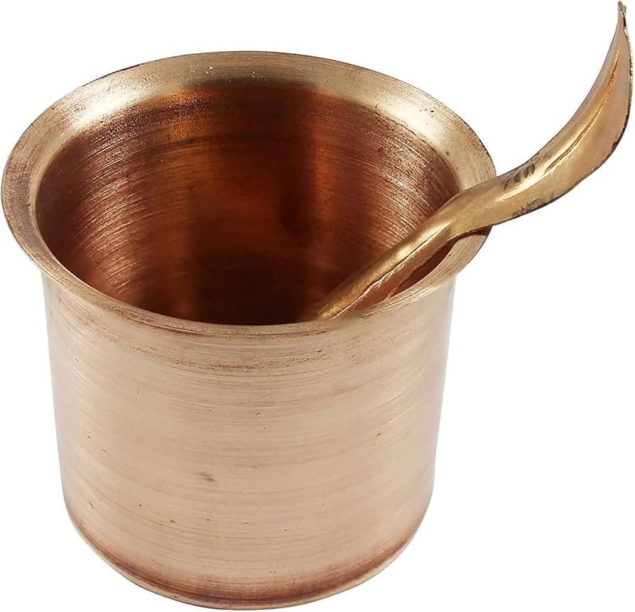 MANTRA Puja Copper Lota with Spoon - Others