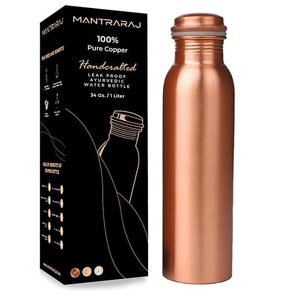 Mantra Copper Bottle Plain - Household
