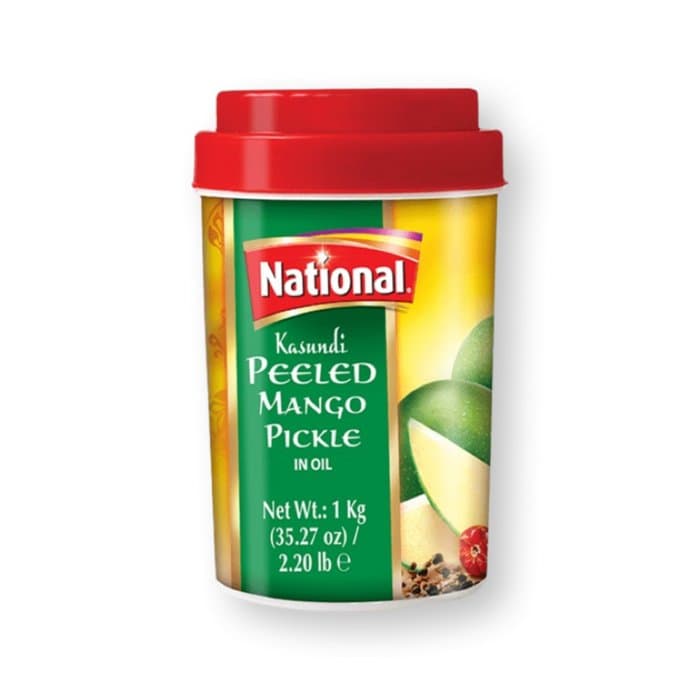 National Kasundi Peeled Mango Pickle - Condiments