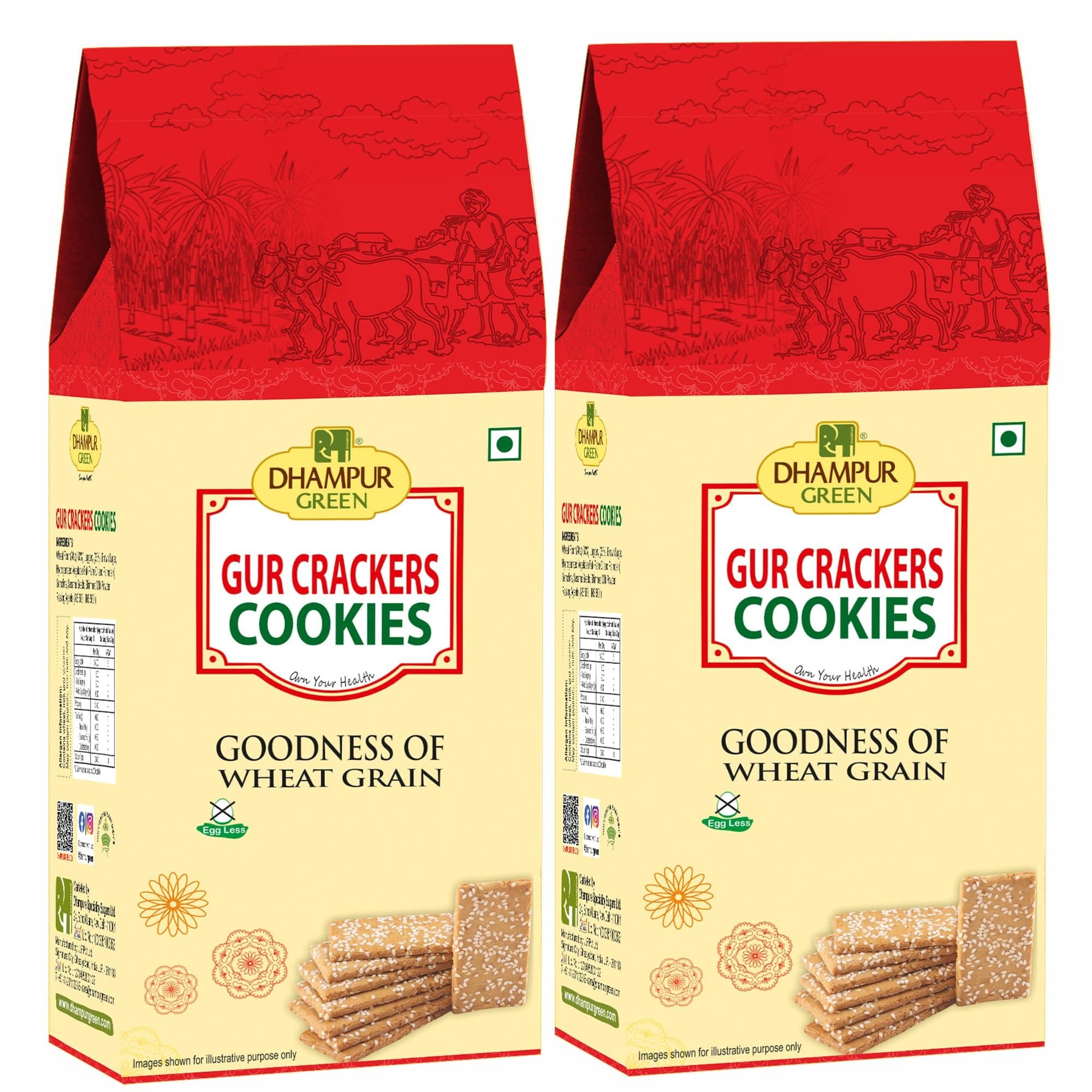 New Krunch Gur Biscuits 2.2lb - Snacks
