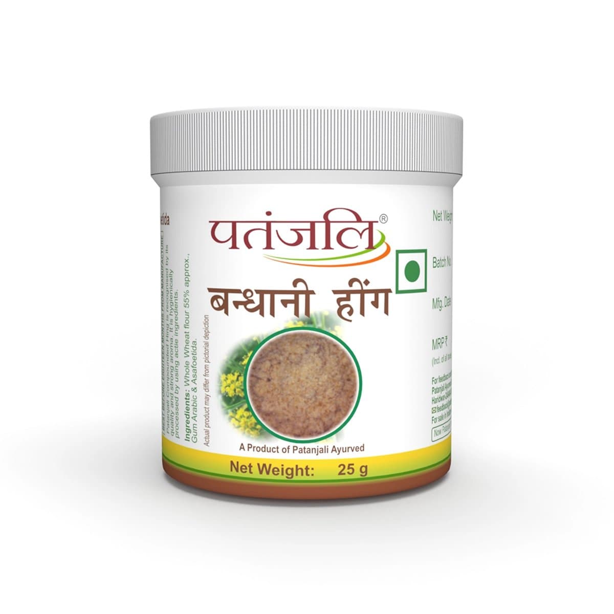 Patanjali Bandhani Hing 25g - Spices and Herbs