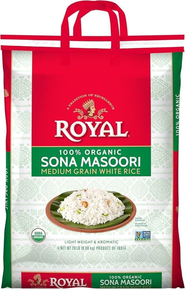 Royal Sona Masoori 20lb - Flour & Grains