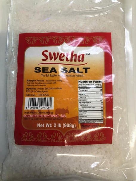 SWETHA SEA SALT 2LB - Cooking Essentials