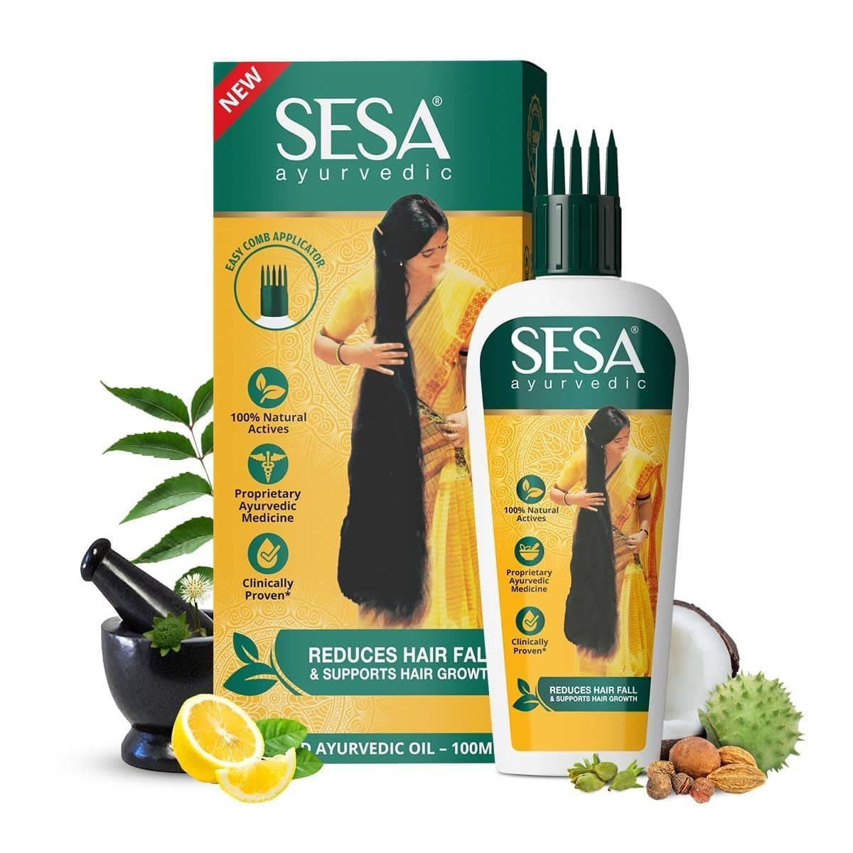 Sesa Ayurvedic Anti-Hair Fall Oil 180ml - Health & Care