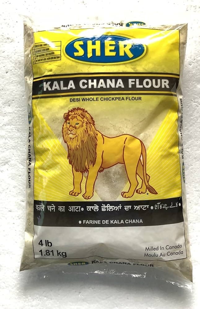 Sher Kala Chana Flour 4lb - Flour & Grains