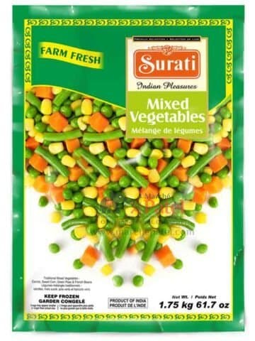 Surti Mixed Vegetables 1.75kg - Frozen Foods