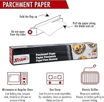 TITAN WAX PAPER 25 SQ.FT - Kitchen & Household