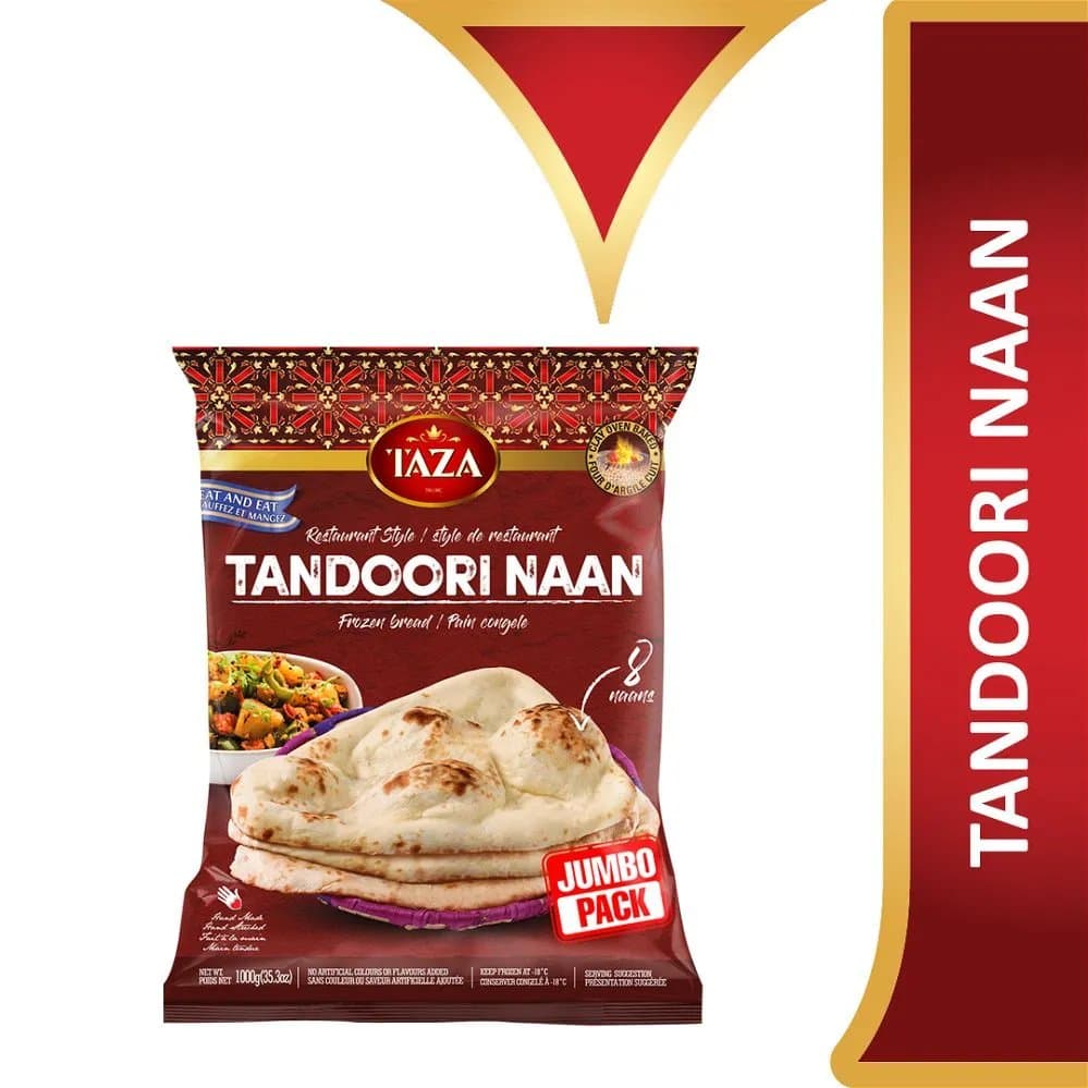 Taza Regular Naan 8pcs - Frozen