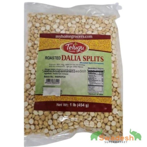 Telugu Roasted Dalia 1lb - Flour & Grains