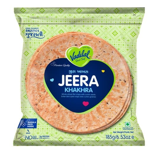 VADILAL Jeera Khakhra 185g - Snacks