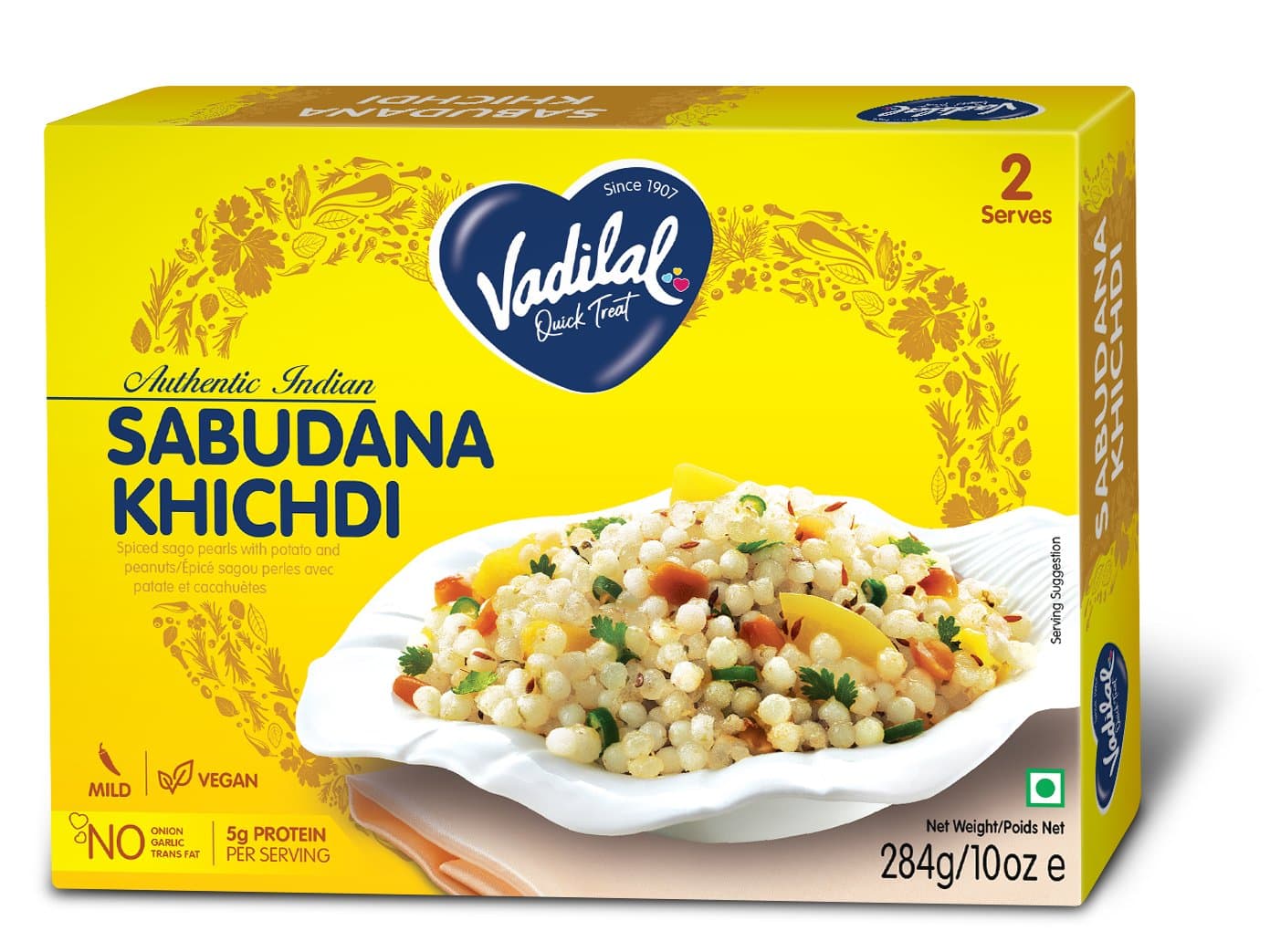Vadilal Sabudana Khichdi 284g - Frozen