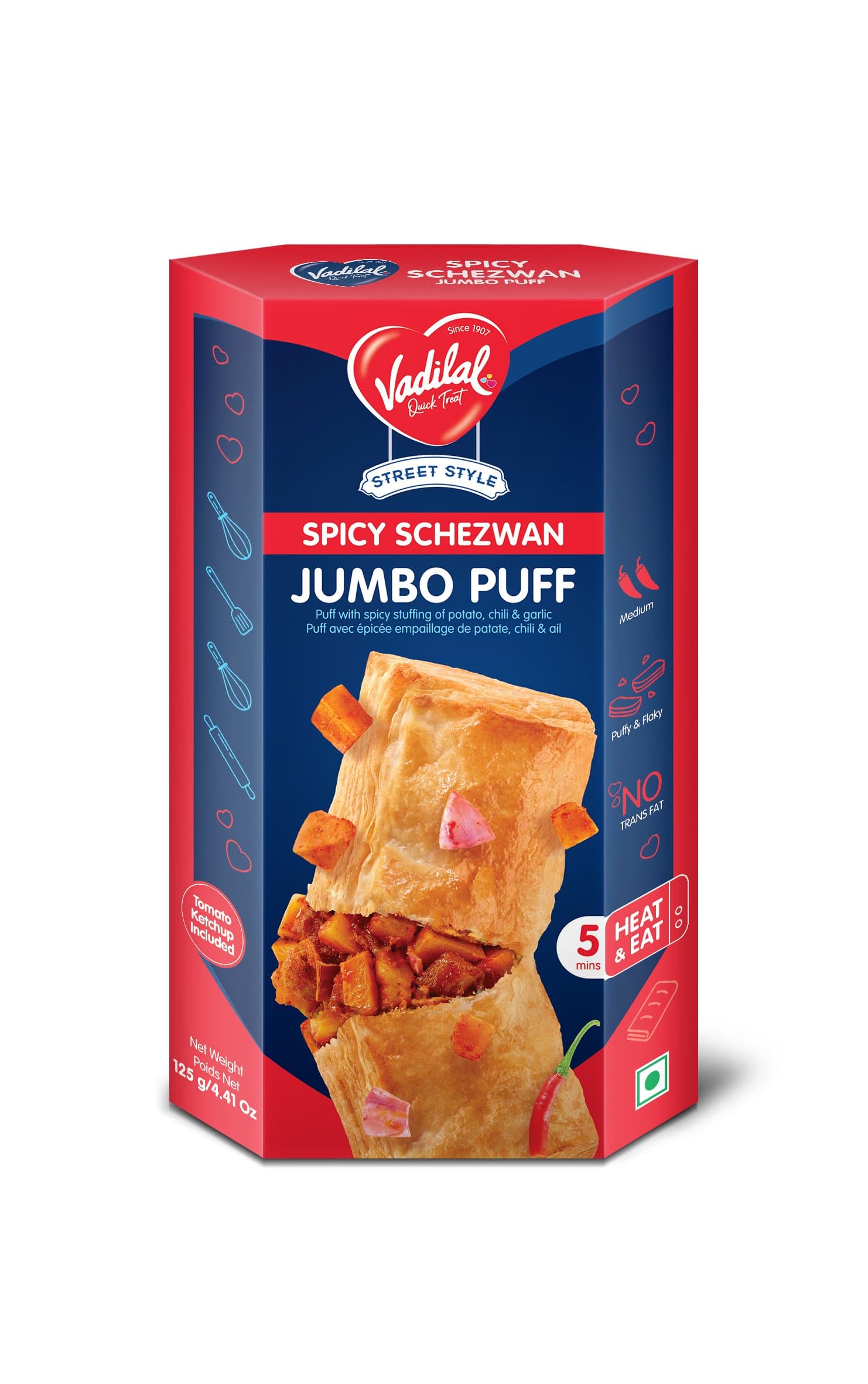 Vadilal Schezwan Paneer Jumbo - Frozen