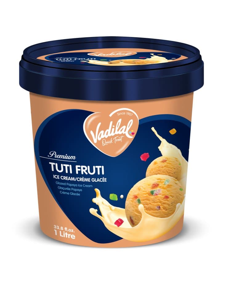 Vadilal Tutti Frutti Ice Cream - Frozen