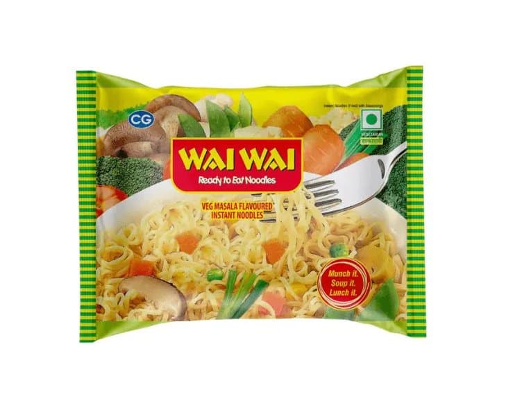 WAI WAI Masala Flavoured Noodles 420g - Ready-to-Cook