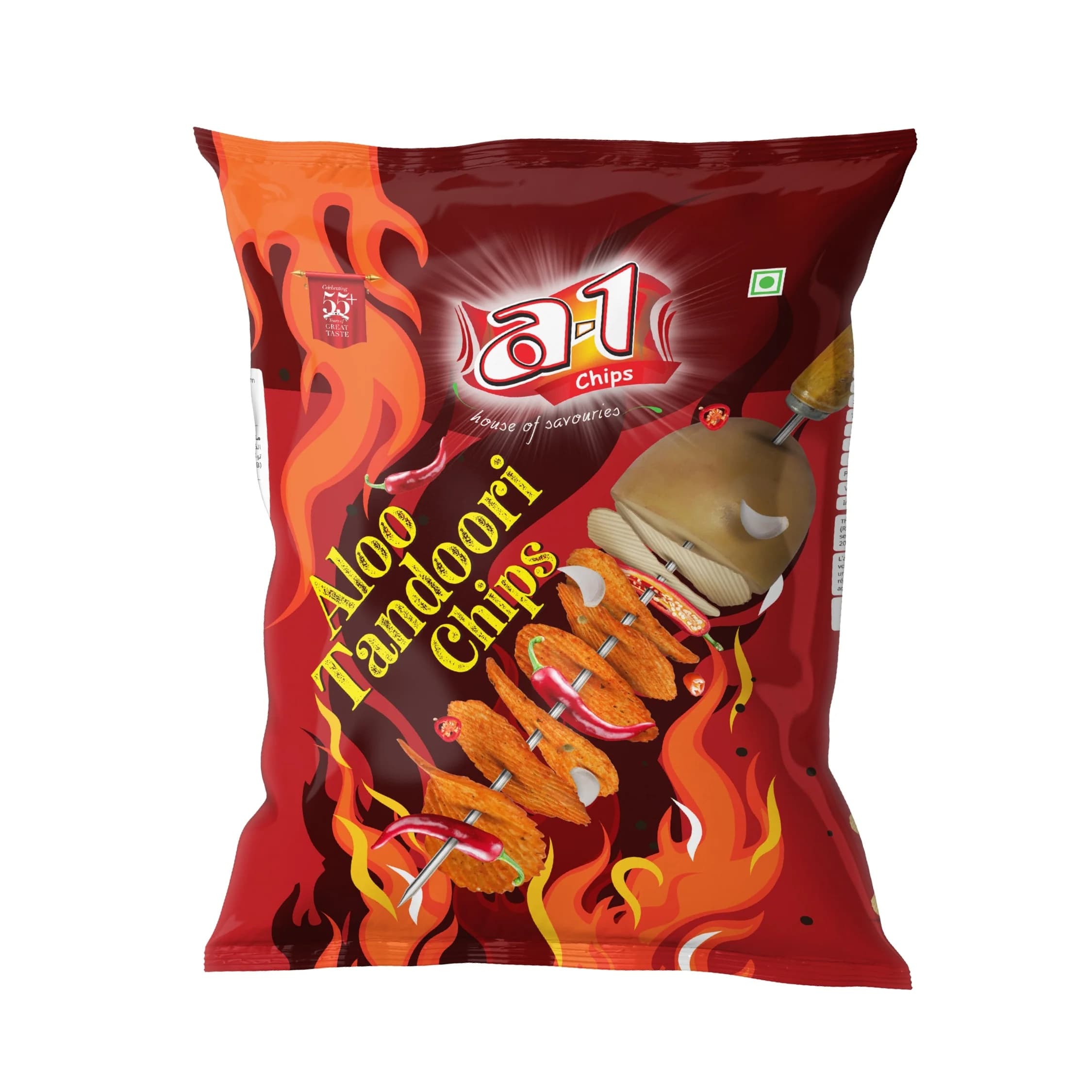 A1 Aloo Tandoori Chips 100g - Snacks