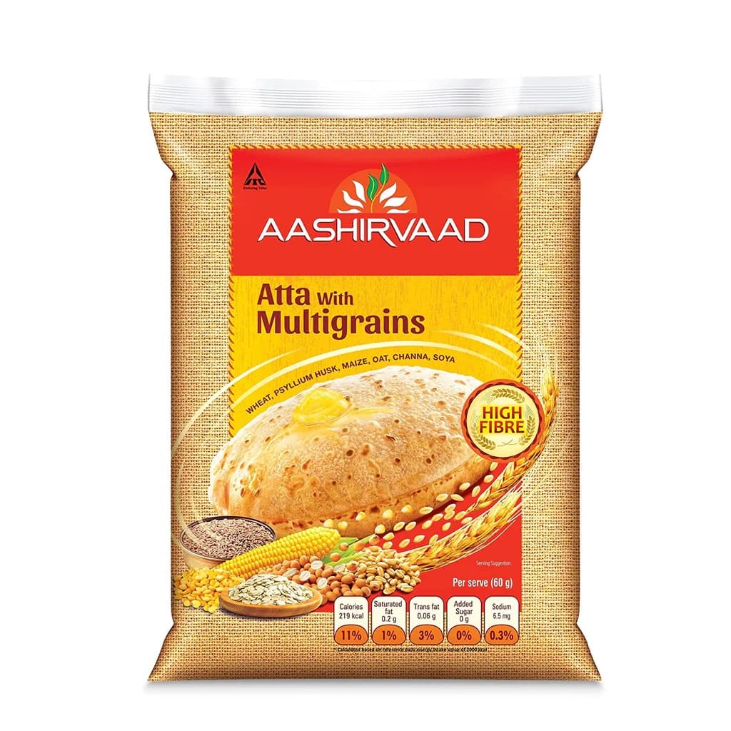AASHIRWAD MUL.MILLET ATTA 4.5KG - Flour & Grains