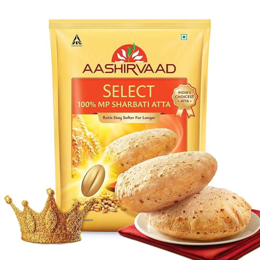 AASHRWD SELECT SHARBATI ATTA 5KG - Flour & Grains