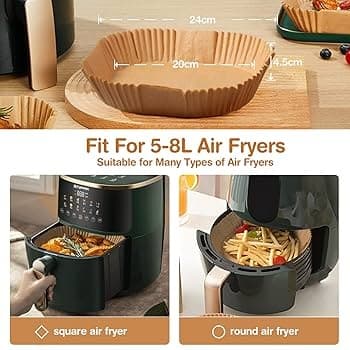 Air Fryer Square Liner 20x4.5cm - Others