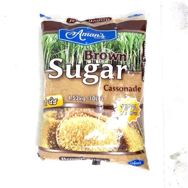 AMAN'S BROWN SUGAR 10LB - Cooking Essentials