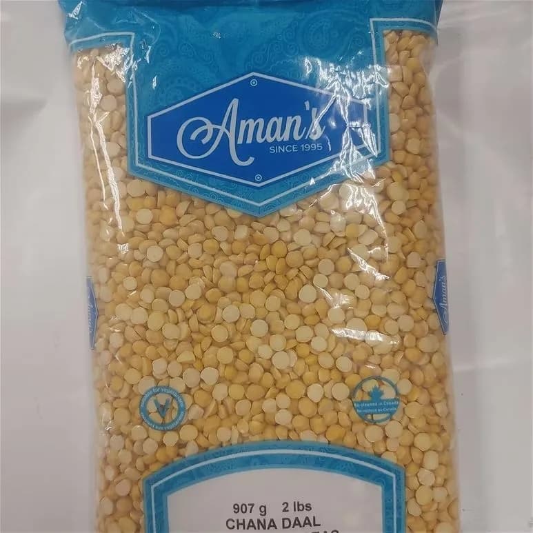 Aman's Chana Dal Split 2lb - Pulses